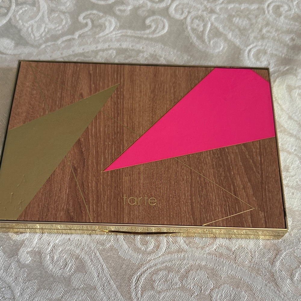 Tarte Artistic Eyeshadow Palette with Gold and Pink Accents
